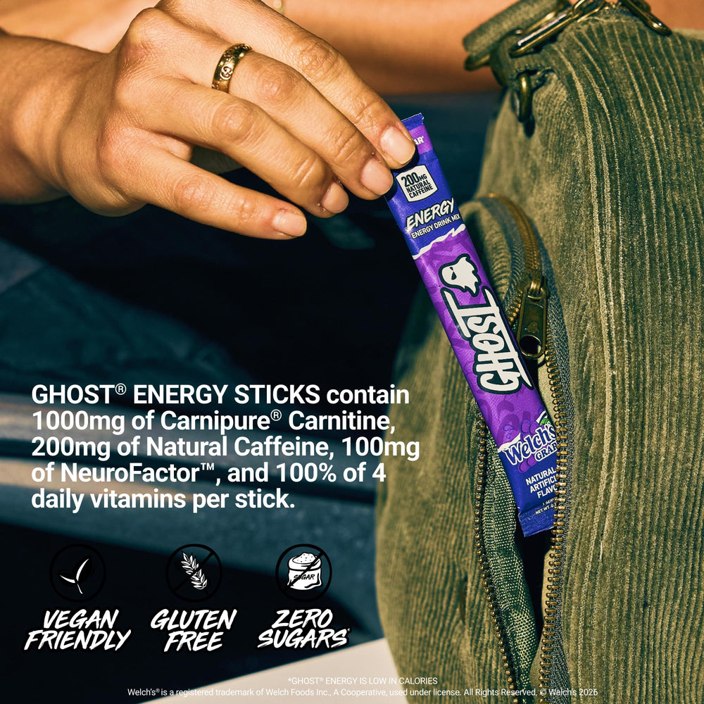 GHOST nutrition label detail highlighting transparent ingredient dosing