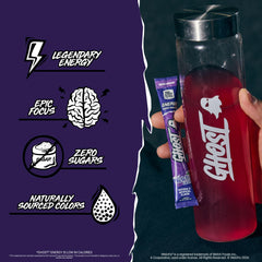 GHOST sticks inside a gym bag showing portability and pre-workout convenience