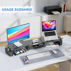 gianotter espacio inferior guarda teclado para ampliar superficie