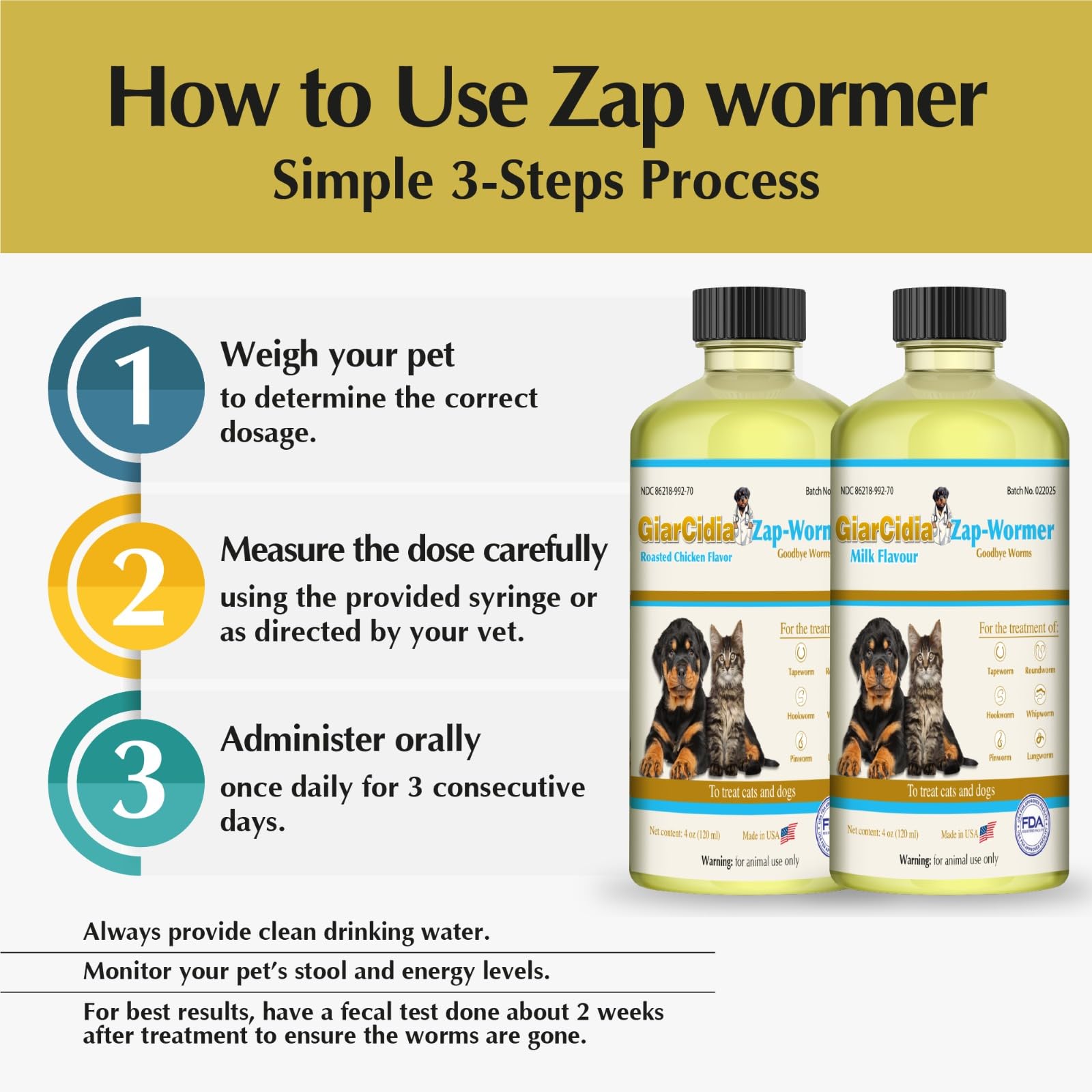 Giarcidia liquid texture pour illustrating easy-mix benefit