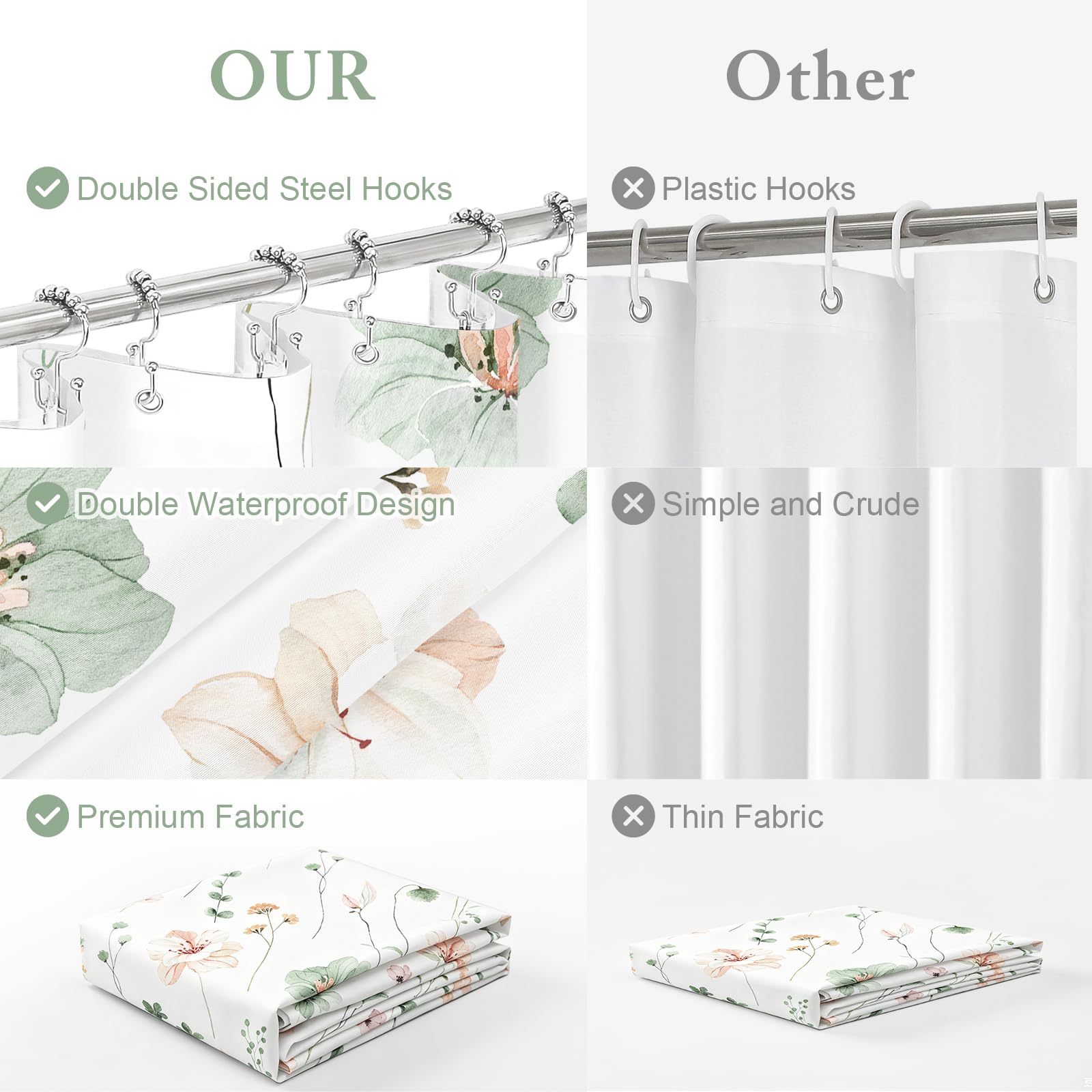 Gibelle primer plano del estampado acuarelado, color duradero y acabado nítido
