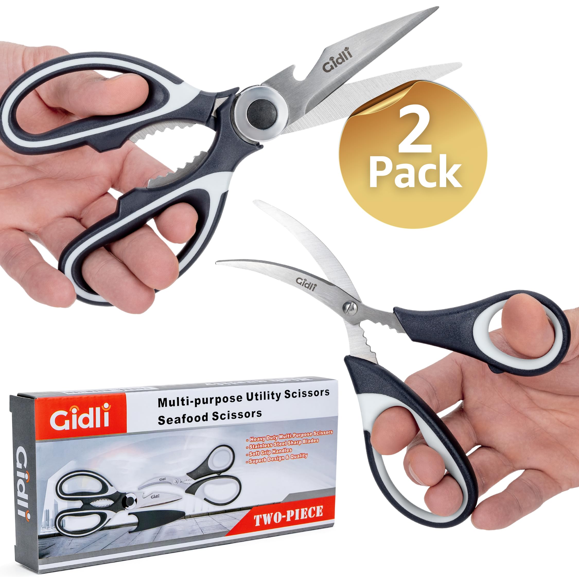 Gidli set en una cocina real listo para preparar mariscos y recetas diarias