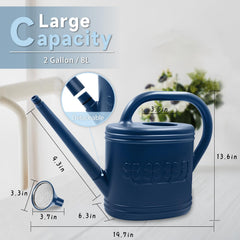 Giftsfaloy boquilla de acero inoxidable con dos modos para riego controlado