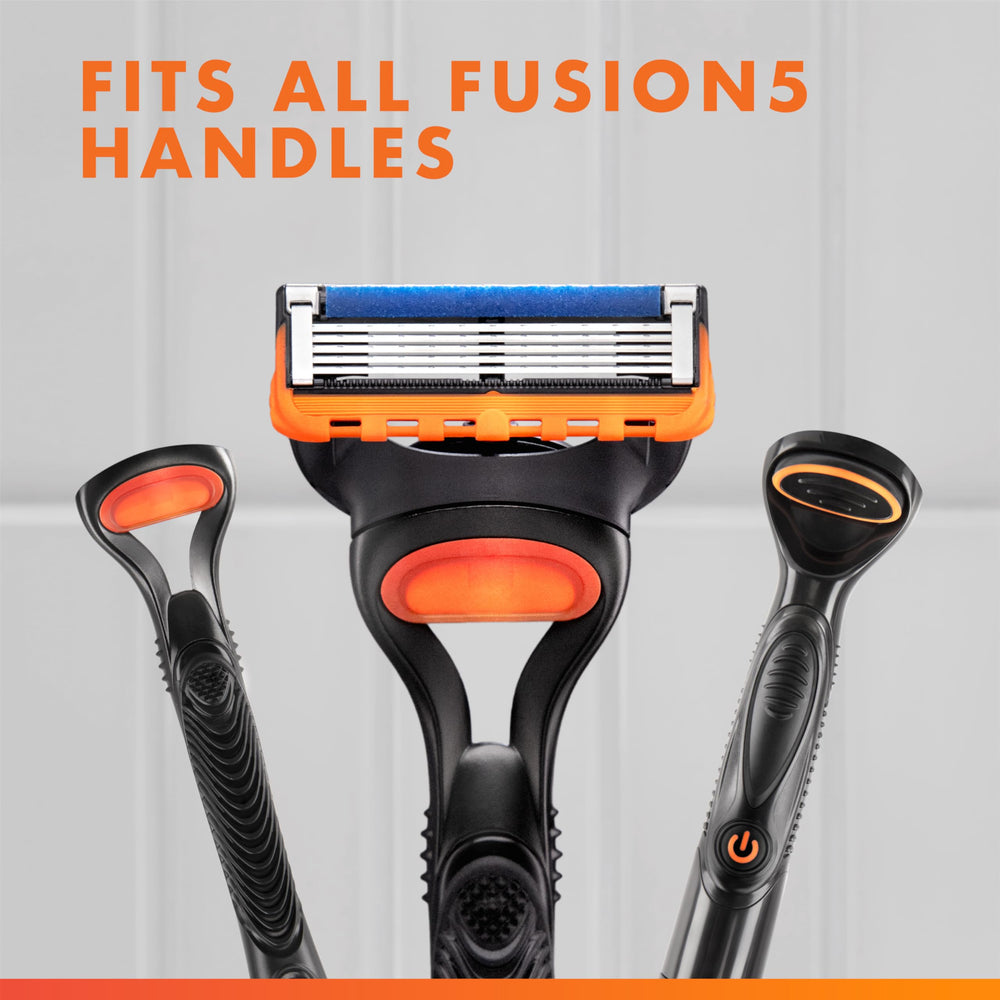 Gillette recambios Fusion5 afeitado en acción para una piel más cómoda