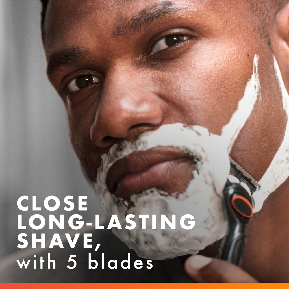 Gillette recambios Fusion5 microfin y microcomb que preparan la piel antes