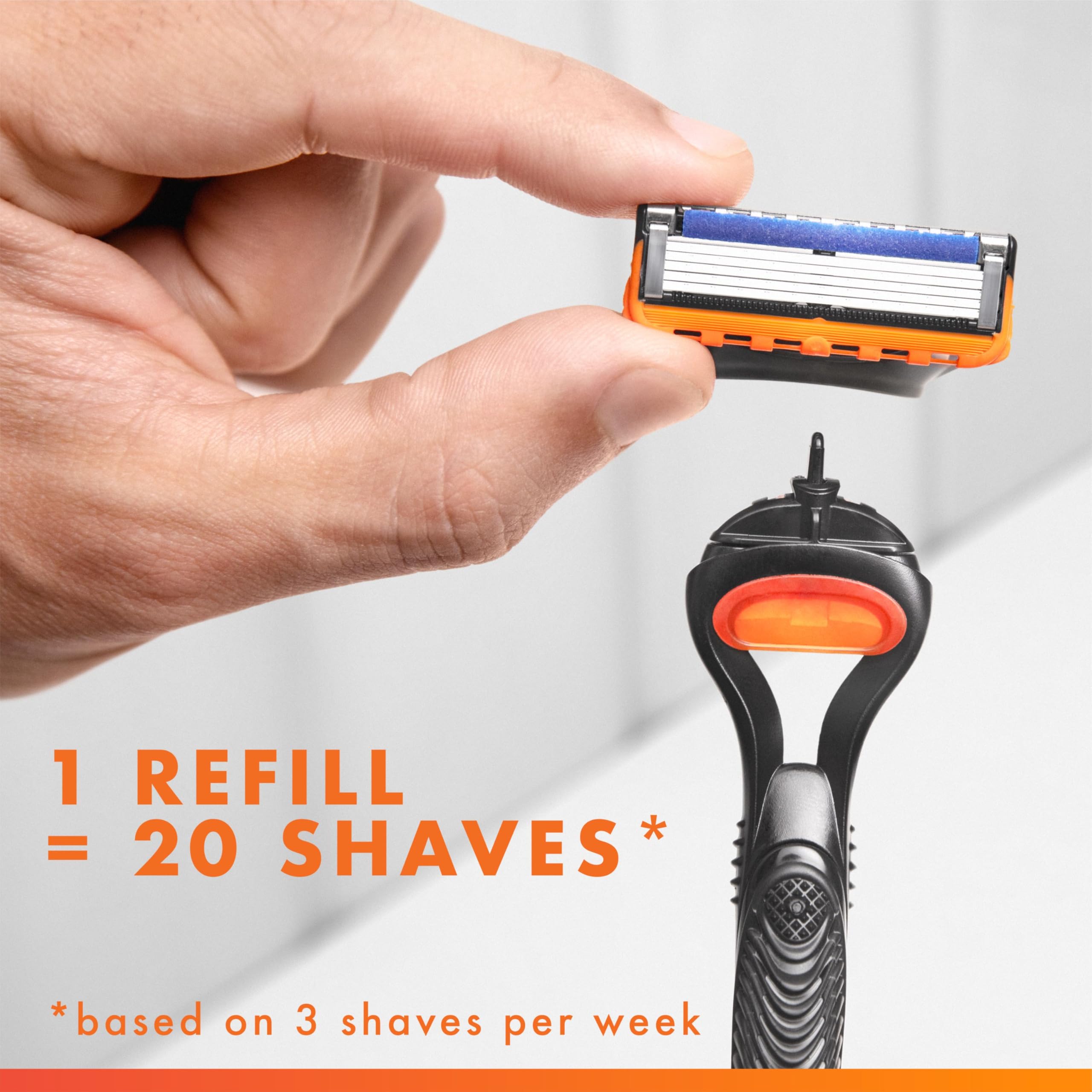Gillette Fusion5 precision trimmer edge pictured for accurate detailing around facial hair