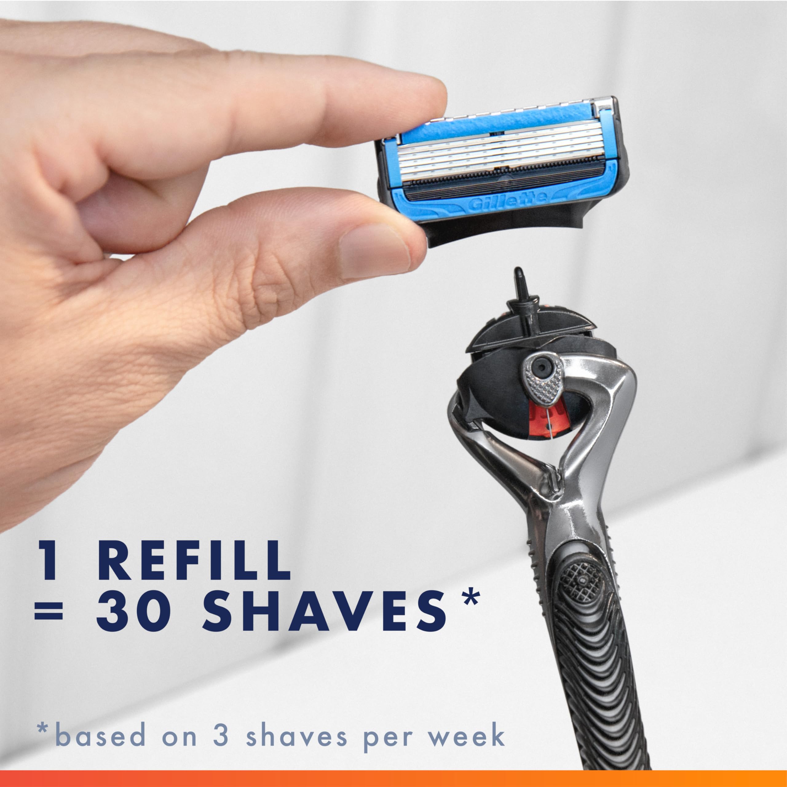 Textura cercana de los microfines Gillette que suavizan y estiran la piel antes del corte