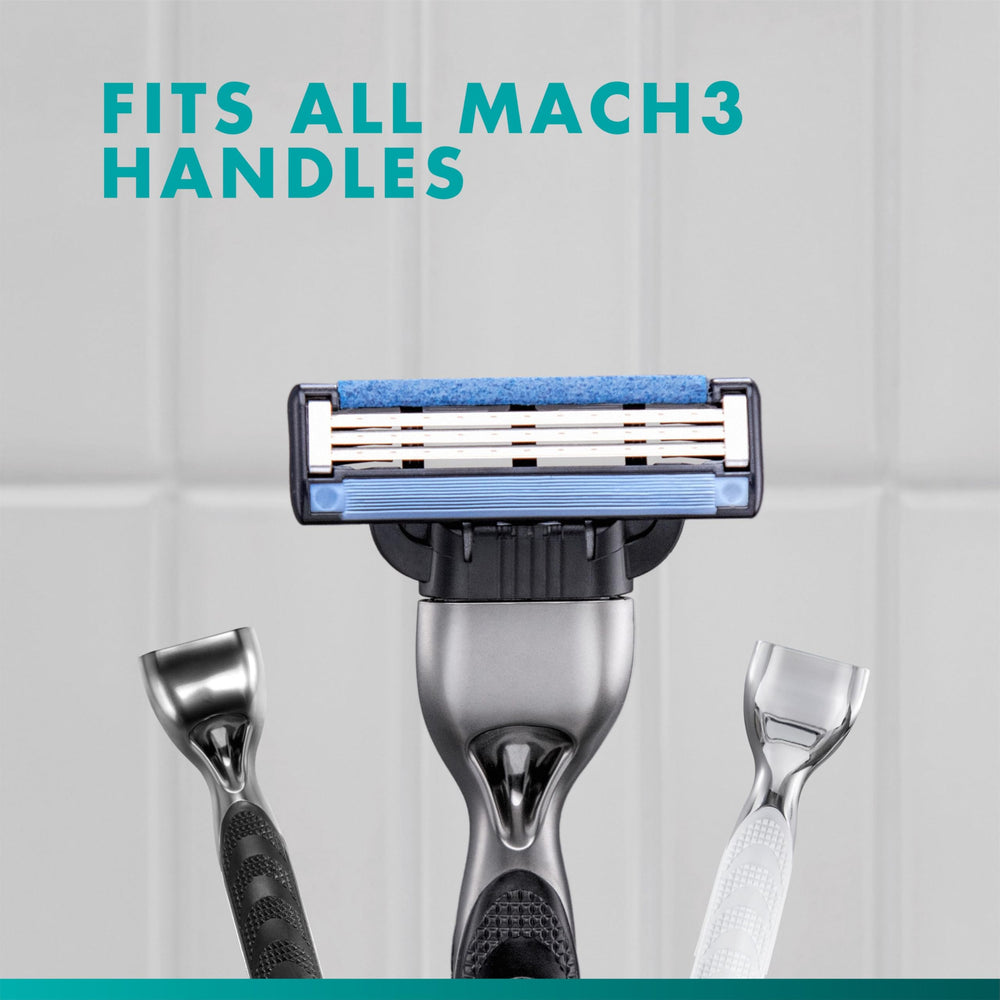 Gillette Mach3 ambiente de baño mostrando preparación y rutina