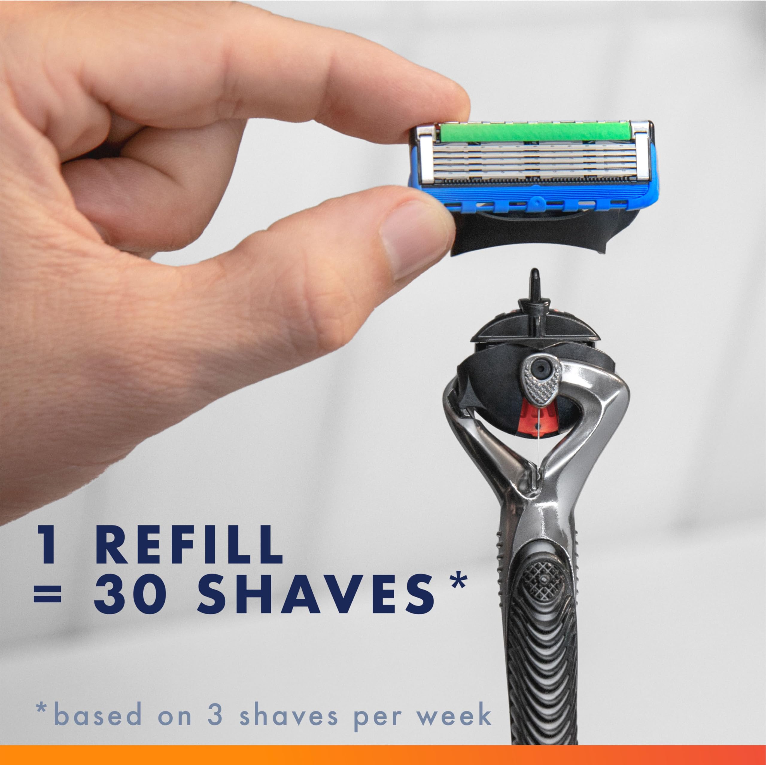 Gillette vista del recortador de precisión trasero, control para perfiles
