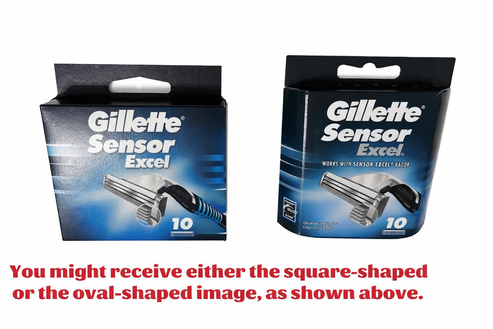 Gillette Sensor Excel comparación de tamaño para control y maniobrabilidad