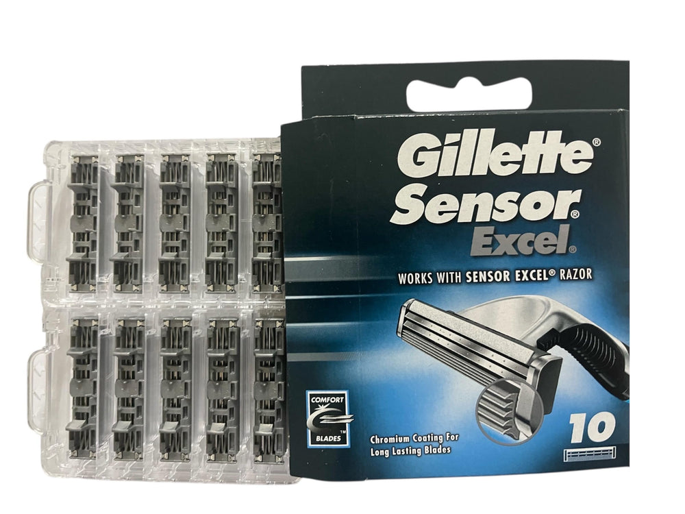 Gillette Sensor Excel primer plano del cabezal mostrando precisión