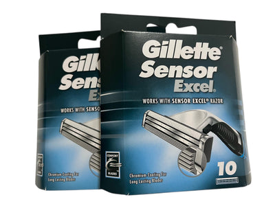 Gillette Sensor Excel frente del cartucho mostrando diseño y facilidad de recambio