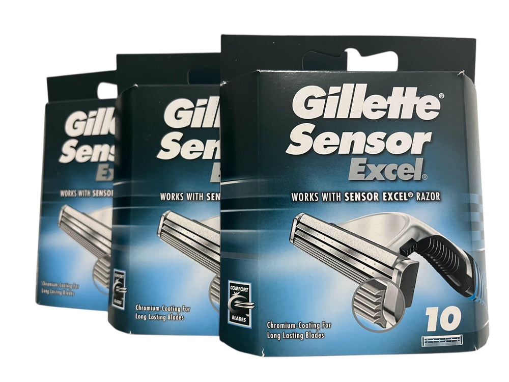 Gillette Sensor Excel paquete frontal mostrando cantidad y conveniencia