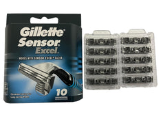 Gillette Sensor Excel en uso sobre barbilla favor de acceso a zonas difíciles