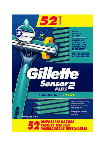 Gillette Sensor2 Plus rasuradora en baño estilo de vida para uso diario cómodo