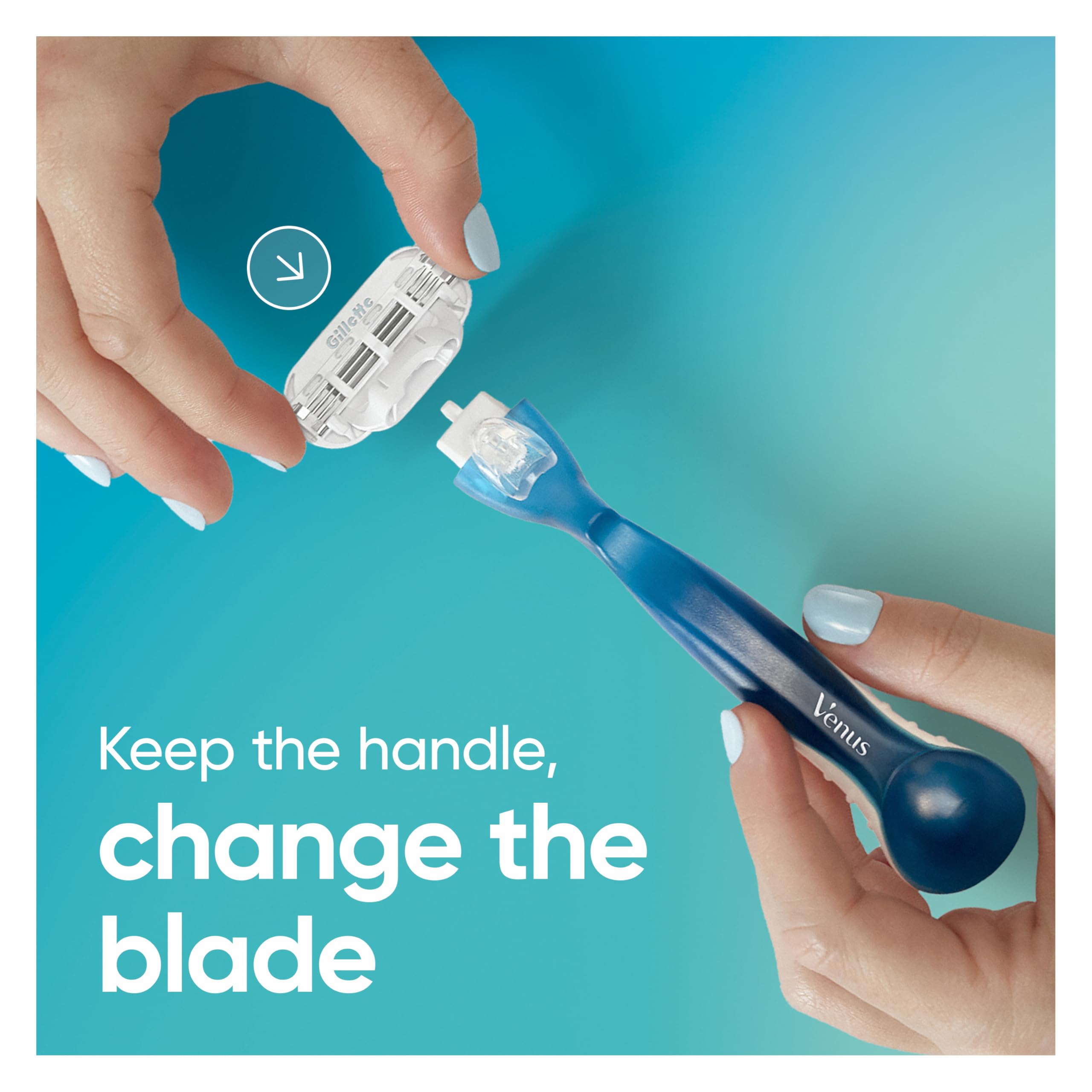 Gillette Venus almohadillas de elastómero enfocadas para proteger la piel