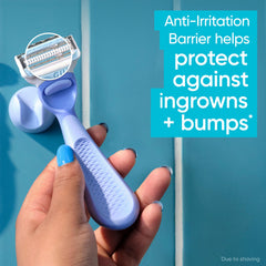 Gillette Venus detalle de cuchillas afiladas para un corte eficaz