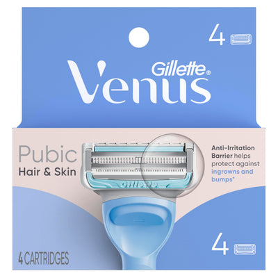 Gillette Venus etiqueta que indica pruebas dermatológicas y ginecológicas
