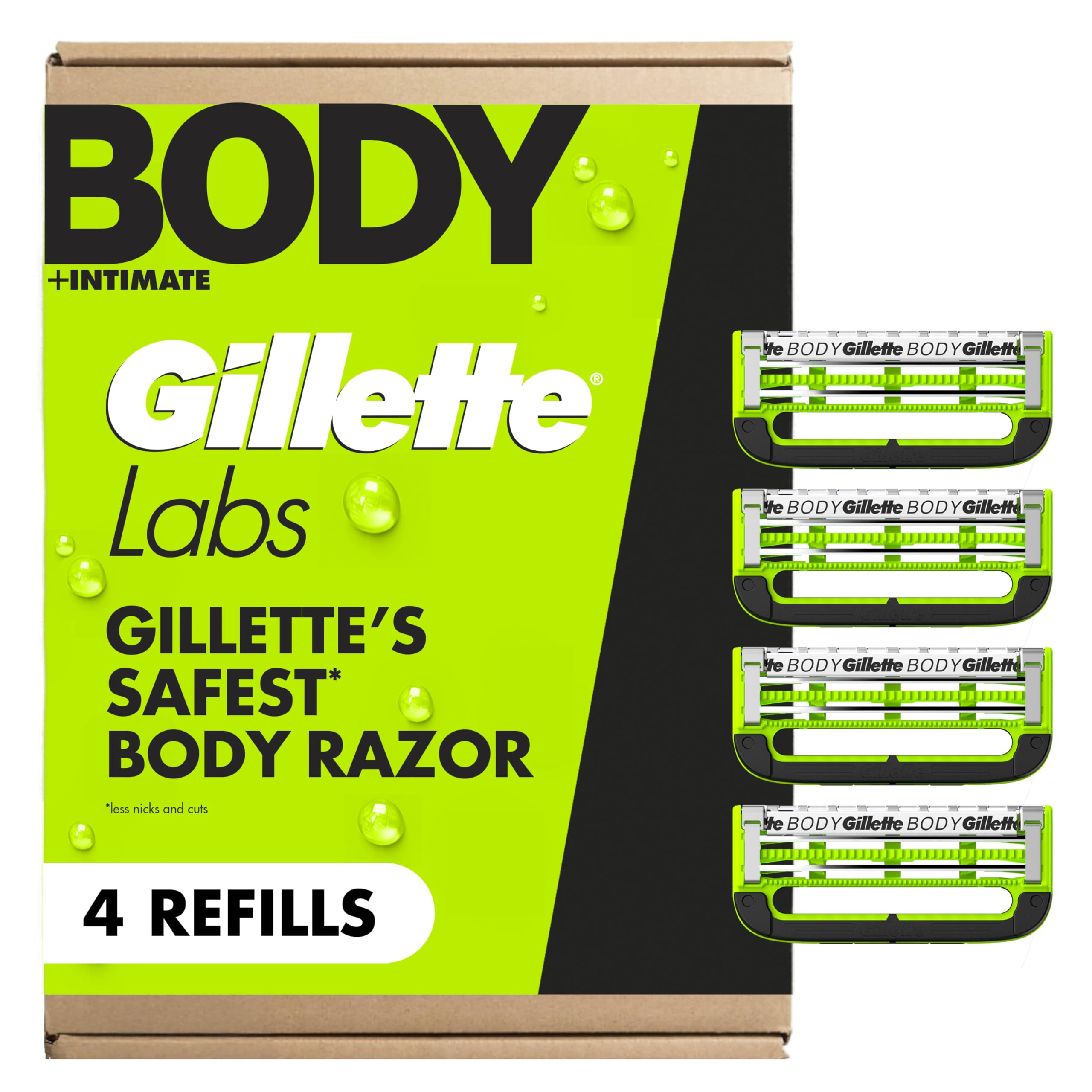 Gillette Labs recambios frontal con pack claro y recambio conveniente