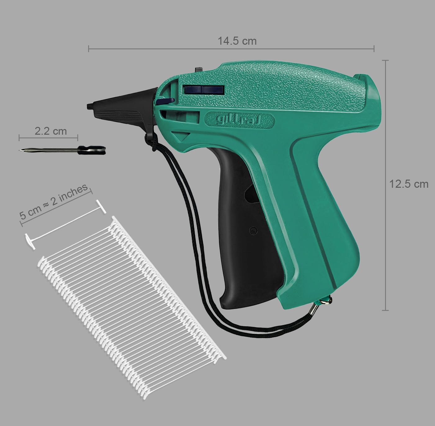GILLRAJ® primer plano de aguja de acero inoxidable para repuestos duraderos