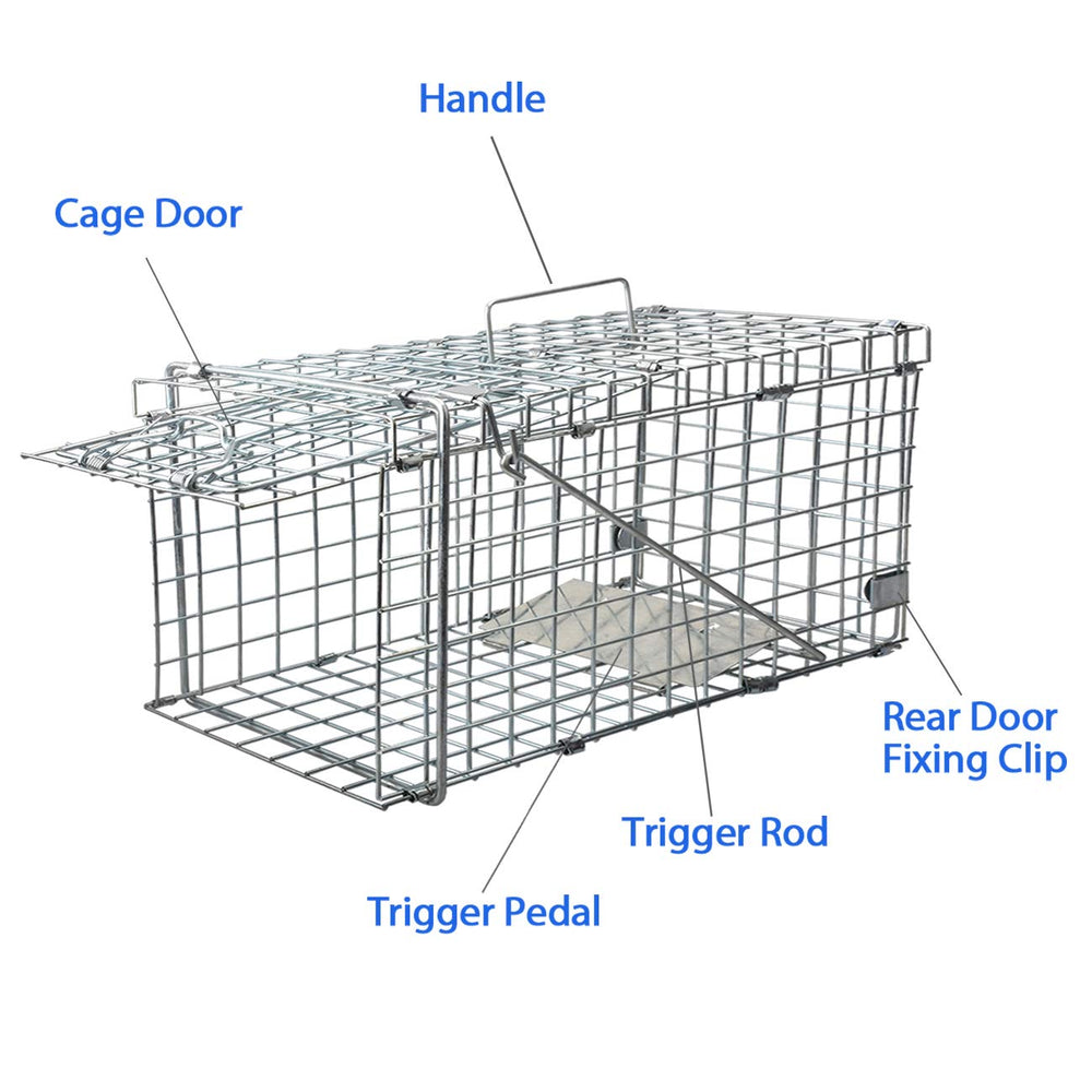 Gingbau close-up of galvanized mesh and buckle showing sturdy construction