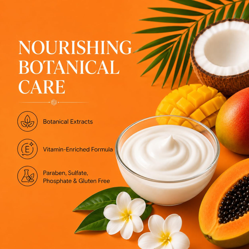 Ginger Lily Farms etiqueta con ingredientes naturales coco mango transparencia