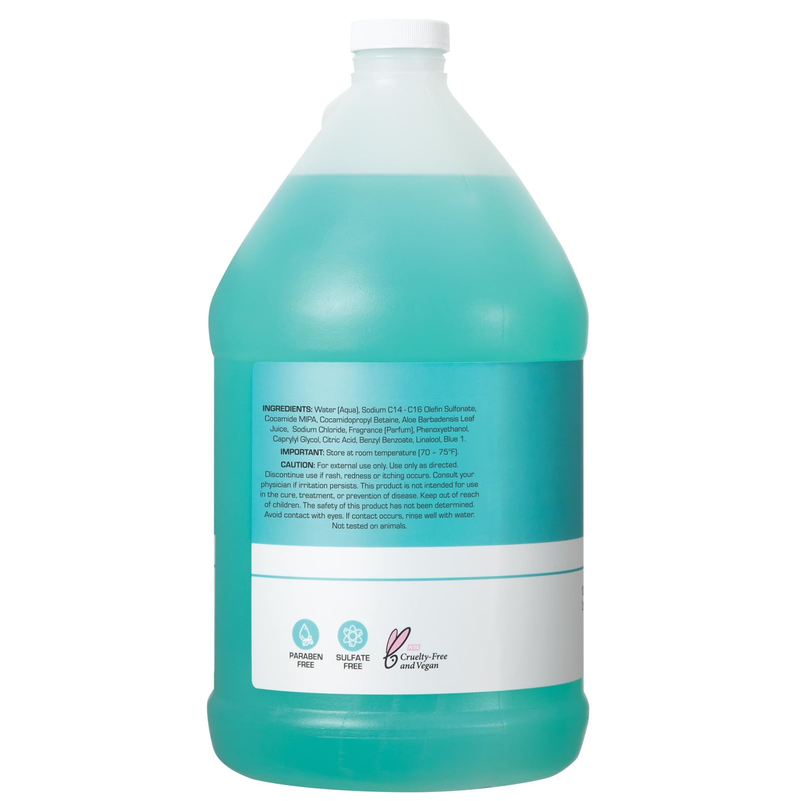 Ginger Lily Farms shampoo texture close-up illustrating moisturizing benefit