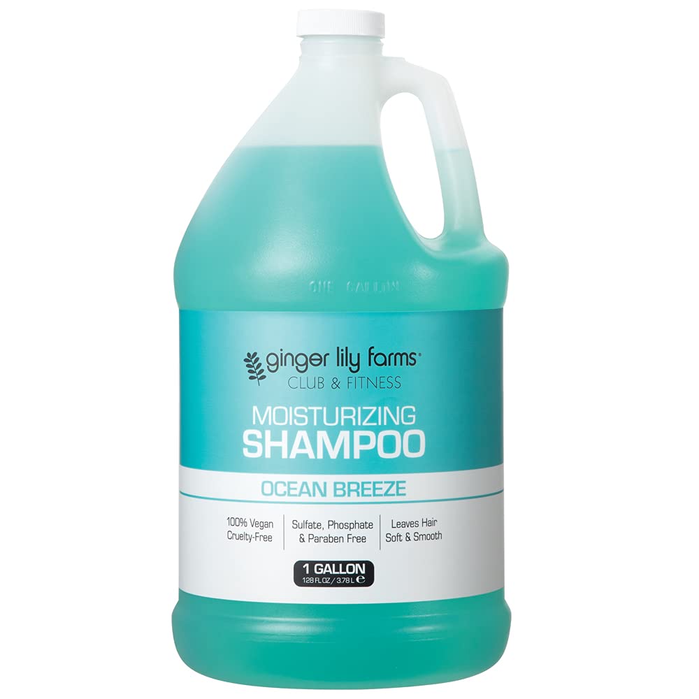 Ginger Lily Farms front packaging showing 128oz refill and brand benefit