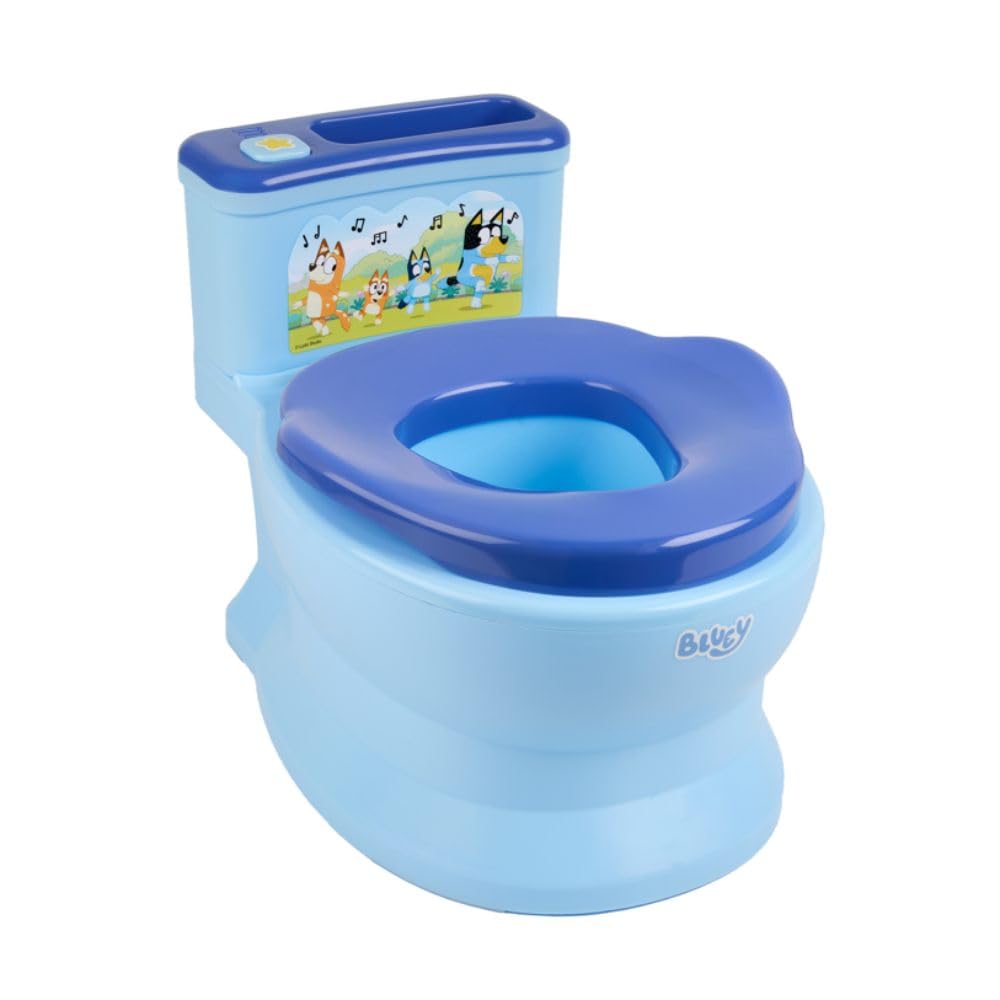 Ginsey Bluey orinal frontal mostrando diseño y estabilidad para aprendizaje