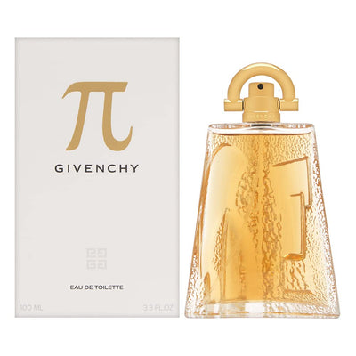 Givenchy Pi frasco frontal mostrando diseño elegante y presencia sofisticada