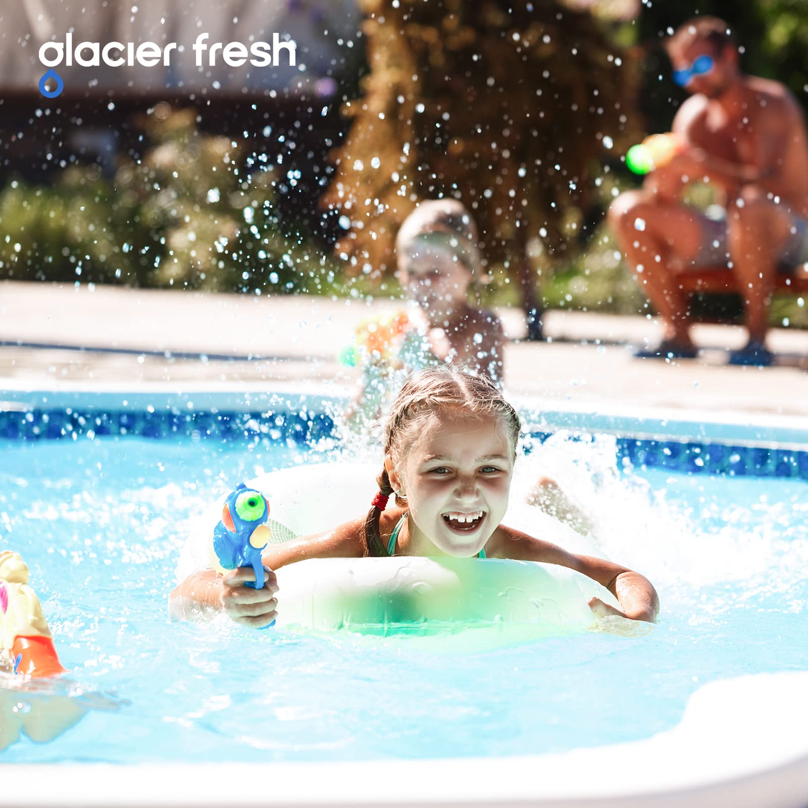GLACIER FRESH etiqueta y embalaje con instrucciones claras y soporte posventa