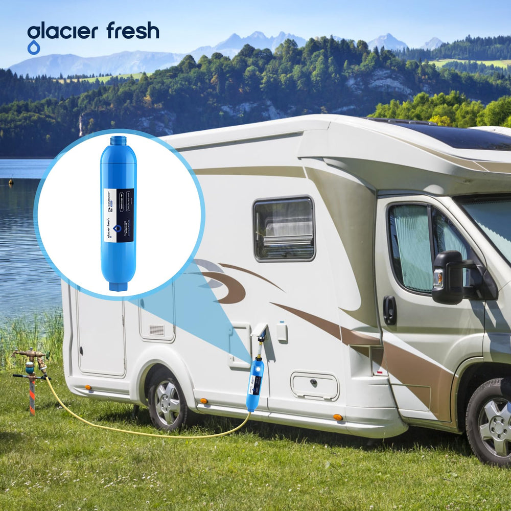 GLACIER FRESH manguera sin kink gracias al protector flexible prolonga conexiones