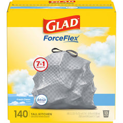Glad vista del empaque frontal mostrando cantidad y beneficio de resistencia