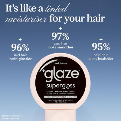 glaze Supergloss primer plano de aceite de Babassu, nutrición profunda visible