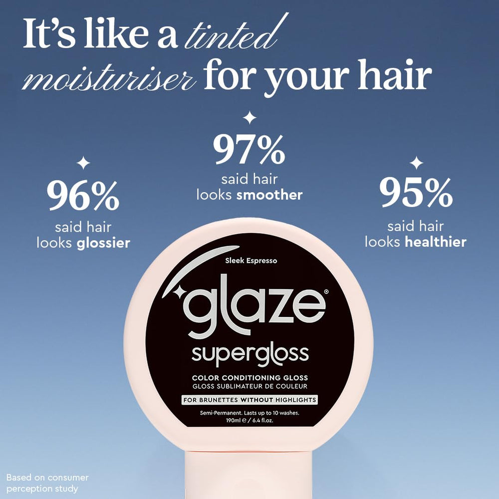 glaze Supergloss primer plano de aceite de Babassu, nutrición profunda visible