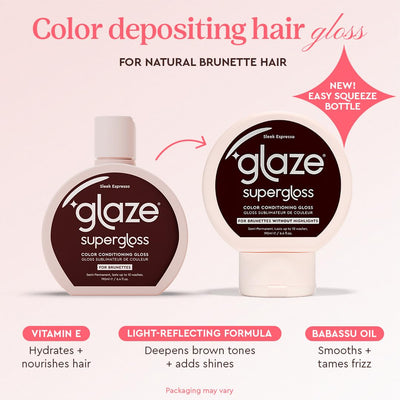 glaze Supergloss textura cremosa hidratante que facilita aplicación y nutrición