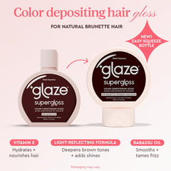 glaze Supergloss textura cremosa hidratante que facilita aplicación y nutrición