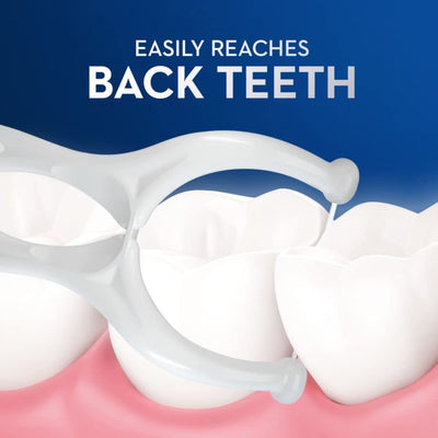 Glide Oral-B punta rígida para alcanzar restos entre dientes con eficacia