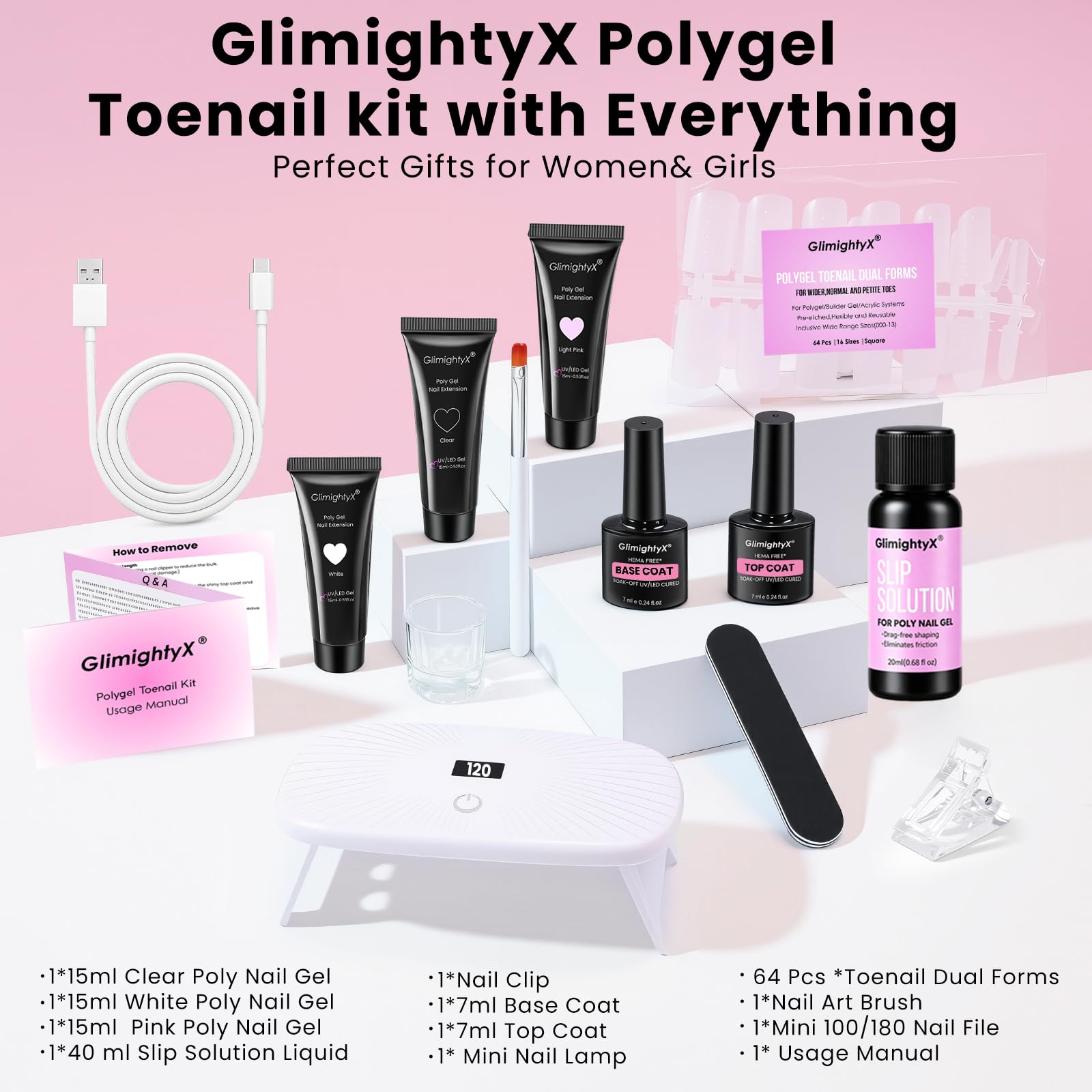 GlimightyX conjunto de dual forms en 16 tallas para ajuste perfecto