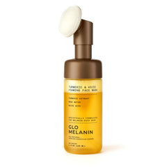 Glo Melanin frente del envase 120ml mostrando diseño y beneficio iluminador