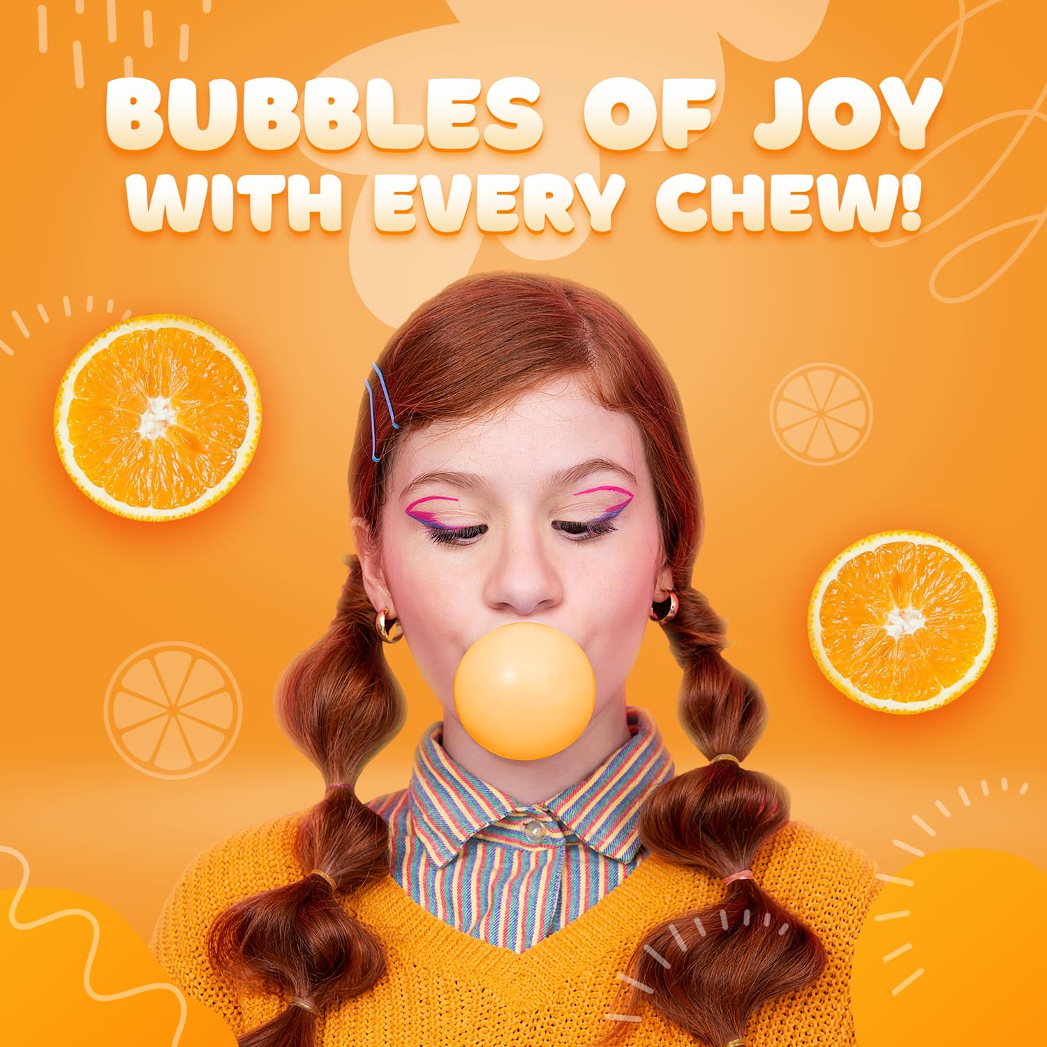 Global Gumball bolsa abierta con gumballs listos para rellenar máquinas