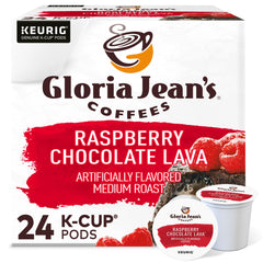 Gloria Jean's frente del paquete mostrando 24 cápsulas y branding, atractivo visual