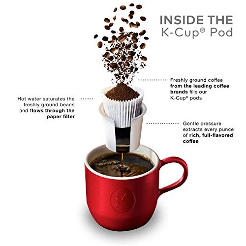 Gloria Jean's granos 100% Arábica junto al envase, evidencia calidad del café