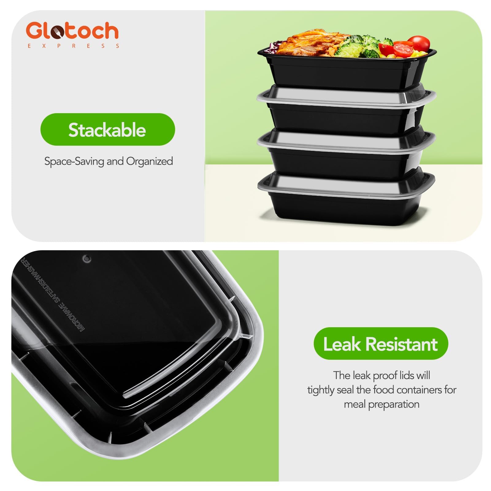 Glotoch comidas preparadas listas para llevar y conservar frescura