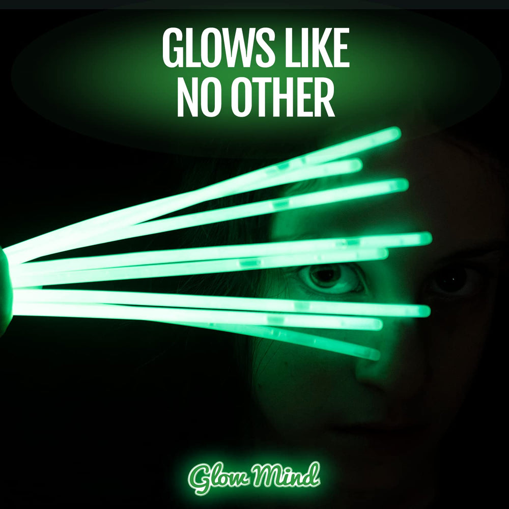 Glow Mind detalle del tubo 8 pulgadas mostrando textura y grosor, mayor brillo