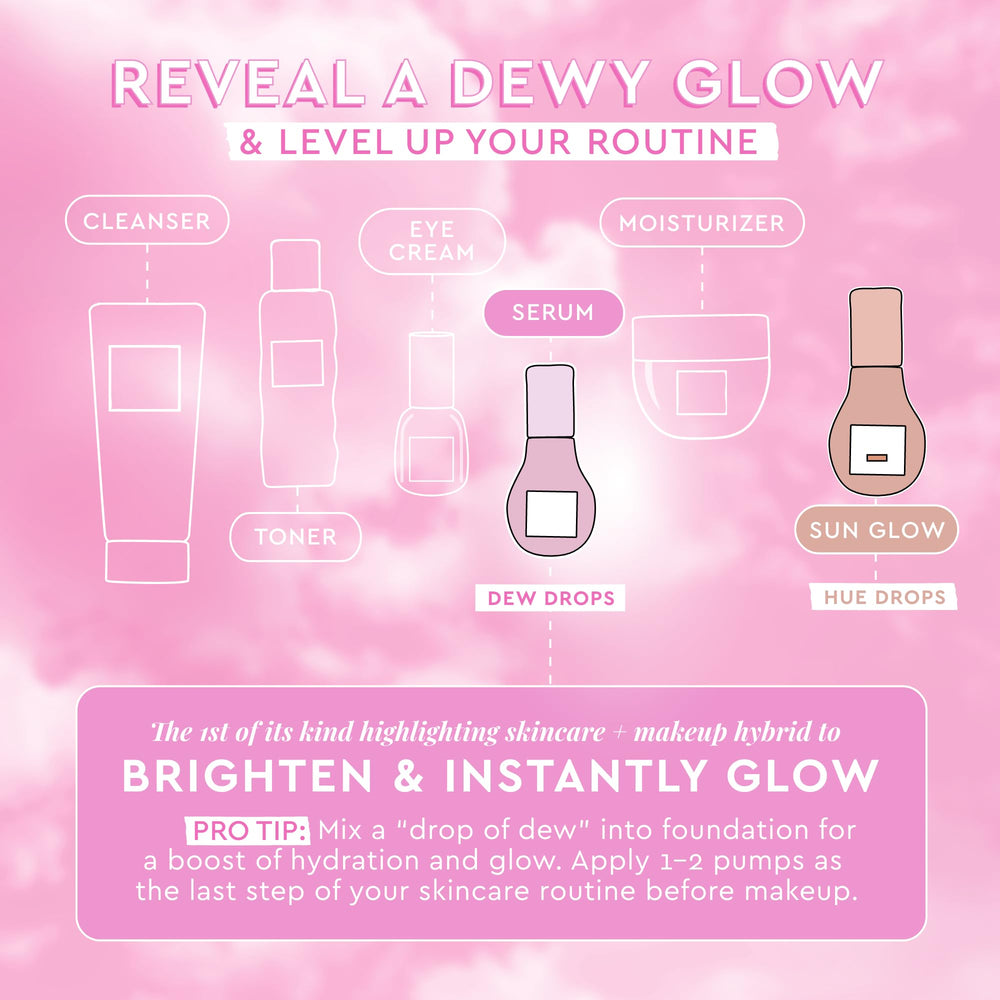 Glow Recipe etiqueta con lista de ingredientes clave y beneficios visibles