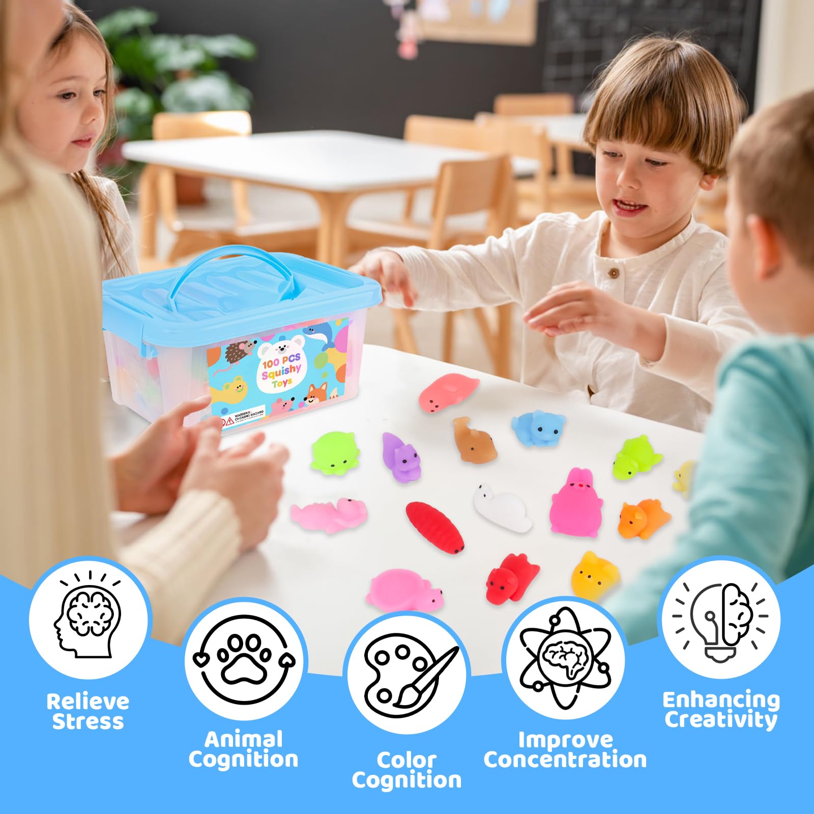 Gluaintdux niños en aula jugando, recurso motivador como premio