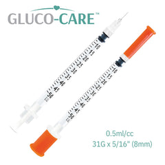 GLUCO-CARE detalle del barril graduado para mediciones claras y precisión