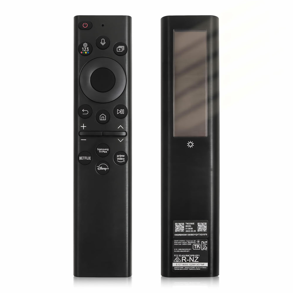 Gmatrix front view remote showing buttons and layout for easy control