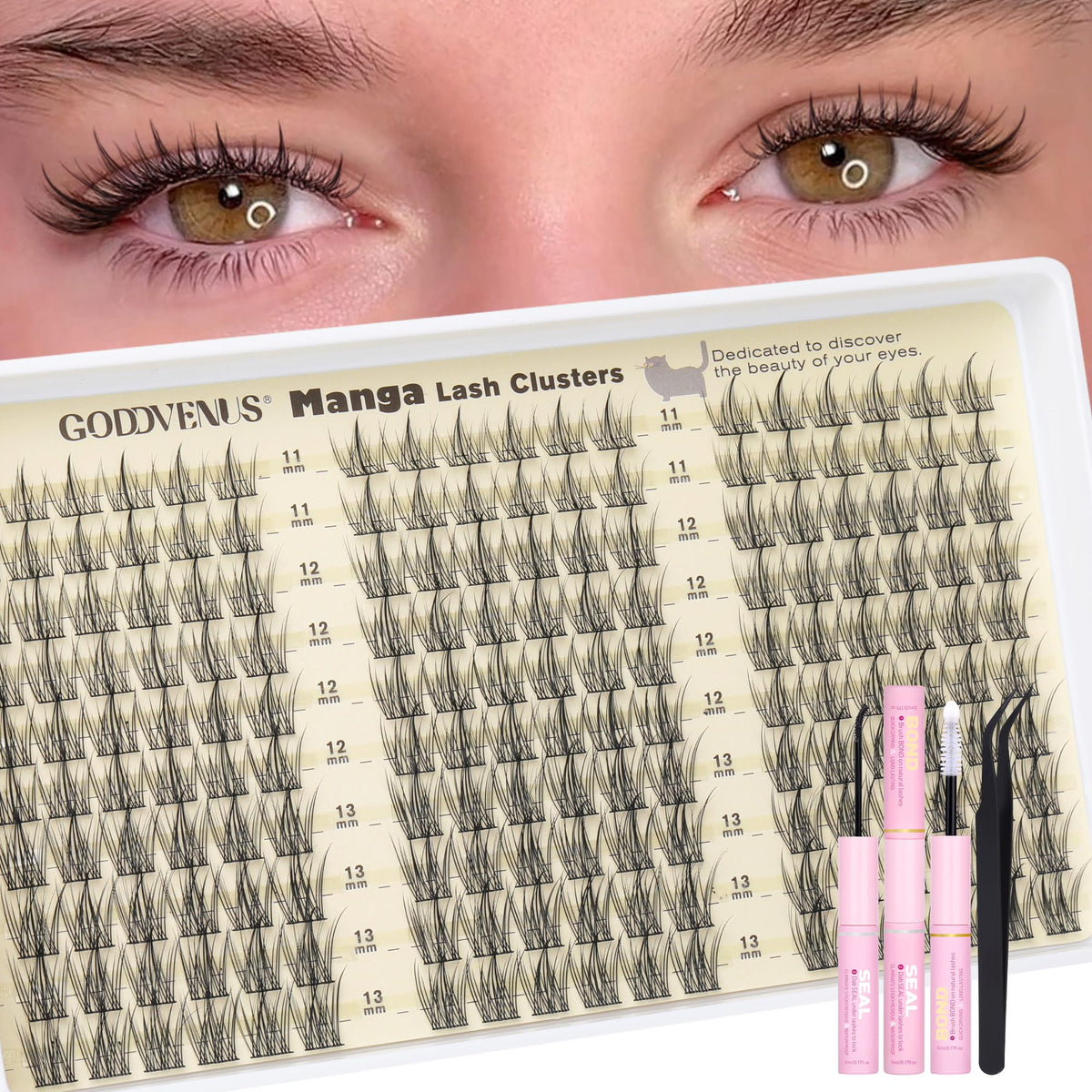Goddvenus empaque frontal mostrando kit completo y organización práctica